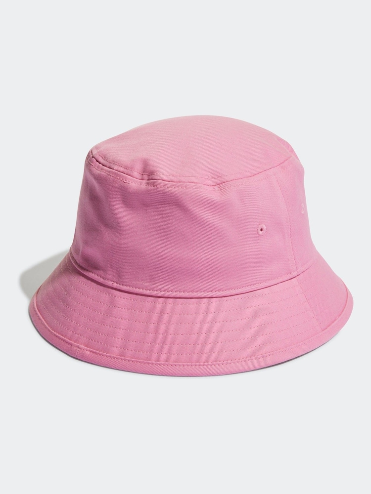 adidas Originals Light Pink Trefoil 100% Cotton Bucket Hat - Image 2 of 4