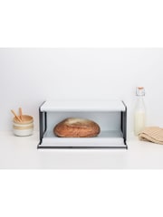 Brabantia White Fall Front Bread Bin - Image 1 of 3