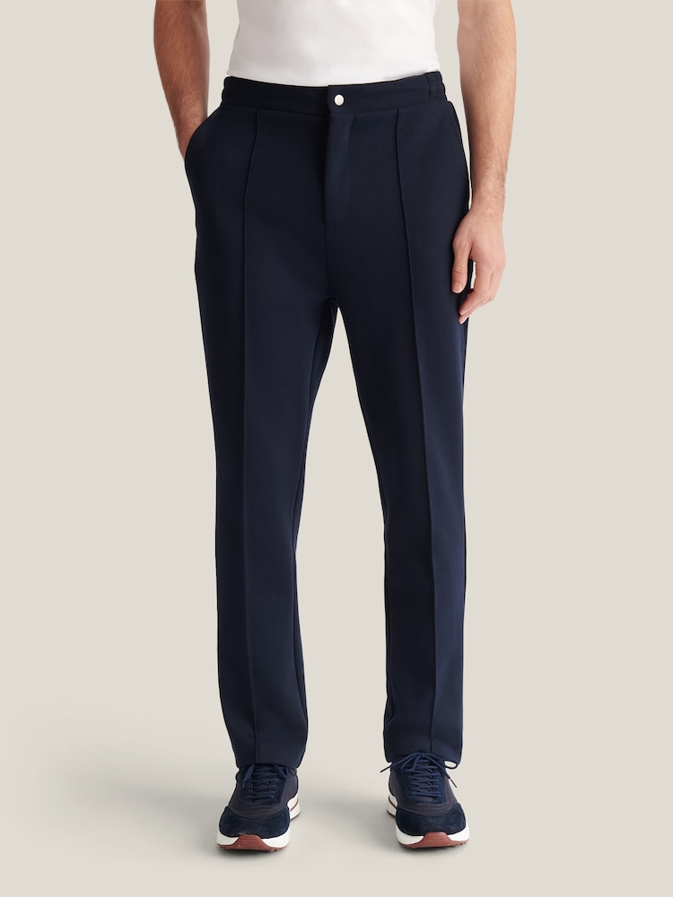 Asul - Peckham Rye Jersey Interlock Trousers - Larawan 1 ng 11 Asul - Peckham Rye Jersey Interlock Trousers - Larawan 1 ng 11