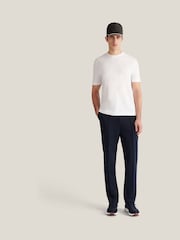 Asul - Peckham Rye Jersey Interlock Trousers - Larawan 3 ng 11
