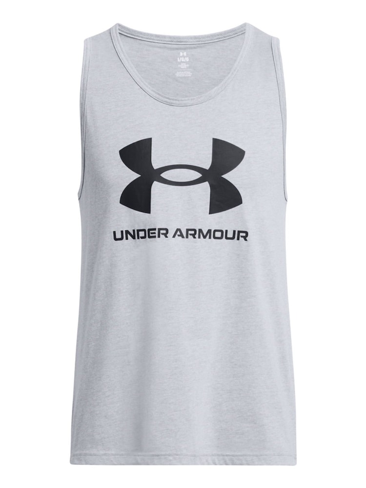 Grå/Svart - Under Armour Sportstyle Logo Vest - Image 3 of 4