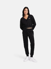 Nike Black Phoenix Fleece Mid Rise Joggers - Image 4 of 10