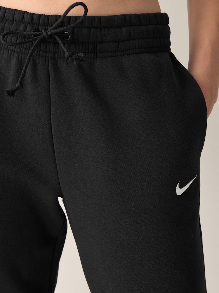 Nike Black Phoenix Fleece Mid Rise Joggers - Image 4 of 4 Nike Black Phoenix Fleece Mid Rise Joggers - Image 4 of 4