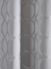 Appletree Silver Cassina Eyelet Curtains - Image 4 of 4