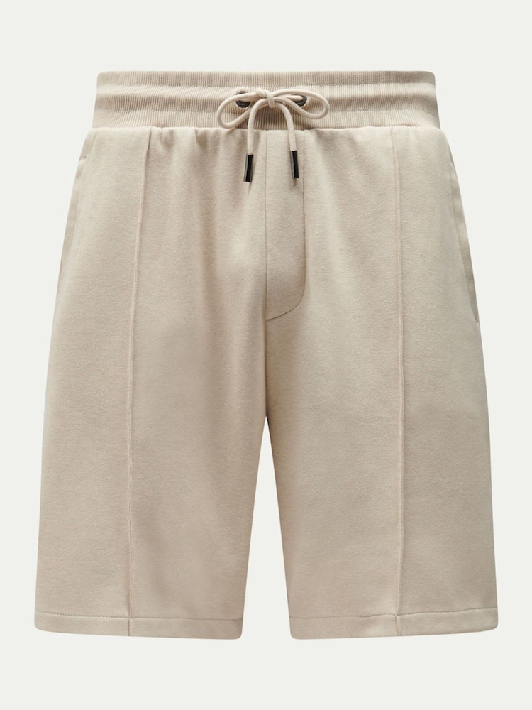 Natural - Pantalones cortos interlock de la camiseta de Peckham Rye - Imagen 1 de 5