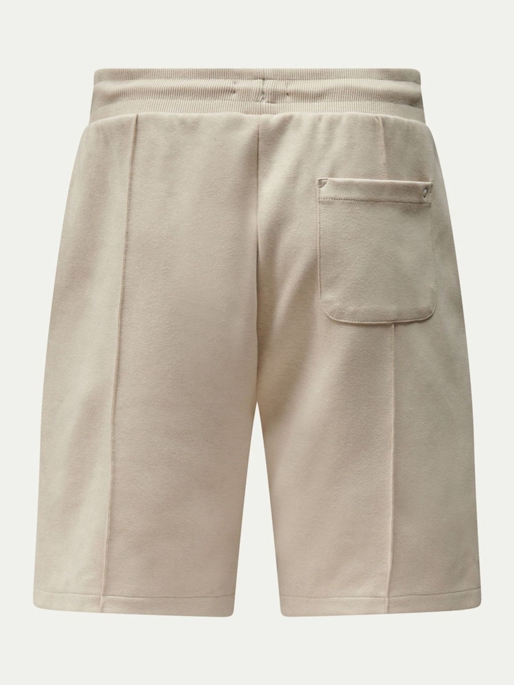 Natural - Pantalones cortos interlock de la camiseta de Peckham Rye - Imagen 2 de 5
