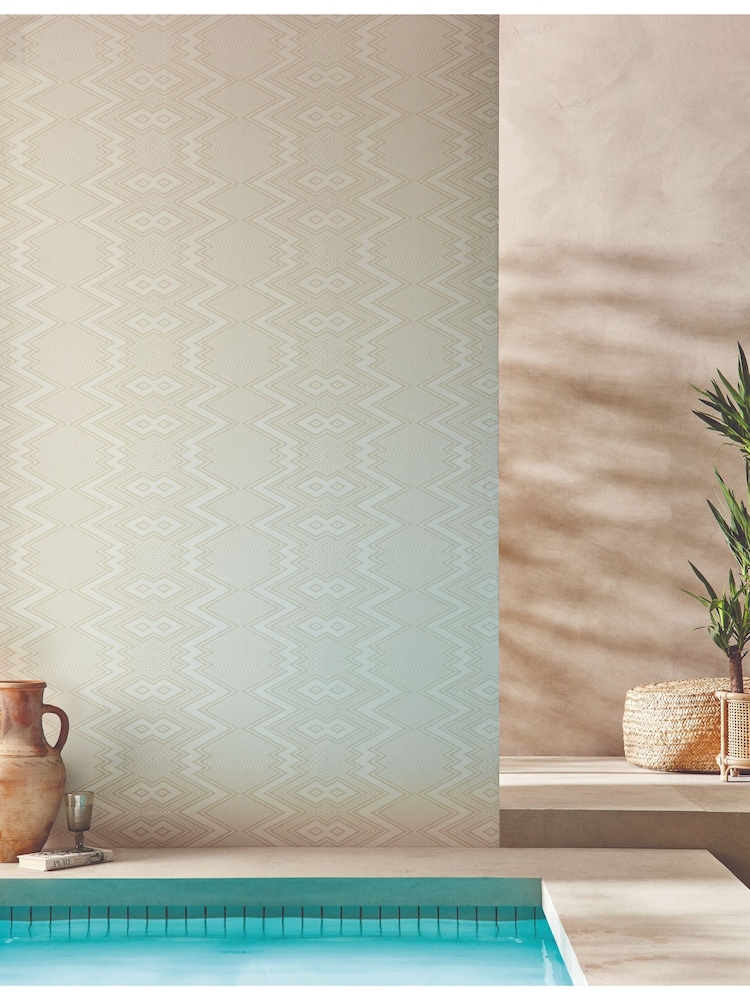 Harlequin White Ankara 10.05M Wallpaper - Image 4 of 4 Harlequin White Ankara 10.05M Wallpaper - Image 4 of 4