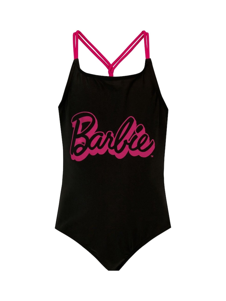 Character Black Kids Barbie Swimsuit - Image 1 of 5