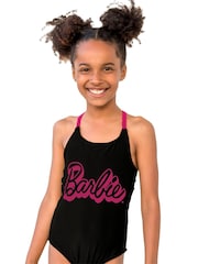 Character Black Kids Barbie Swimsuit - Image 4 of 5