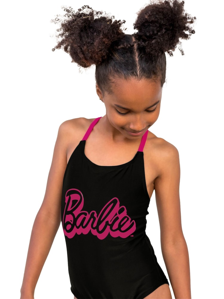 Character Black Kids Barbie Swimsuit - Image 5 of 5