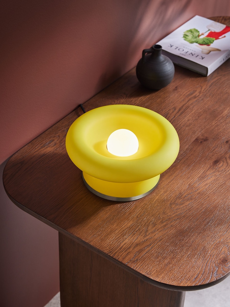 MADE.COM Yellow Uriel Table Lamp - Image 1 of 3