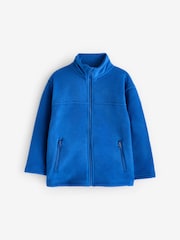 Cobalt Blue Zip-Up Fleece Jacket With Pockets (3-16yrs) - Image 5 of 7