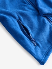Cobalt Blue Zip-Up Fleece Jacket With Pockets (3-16yrs) - Image 7 of 7