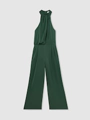 Teal Green - Reiss Finley Σατέν Ολόσωμη φόρμα Φαρδιά γραμμή - Εικόνα 2 του 9