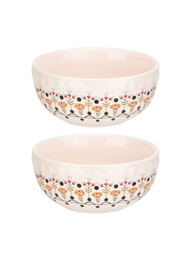 Cath Kidston Cream Painted Table Cereal Bowl Cereal Bowl 4 - Image 2 of 4