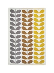 Orla Kiely Yellow Trio Stem 100% Cotton Towel - Image 4 of 6