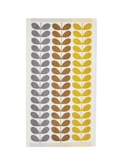 Orla Kiely Yellow Trio Stem 100% Cotton Towel - Image 5 of 6