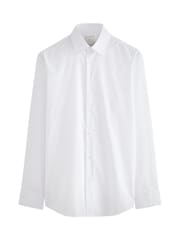 White/Light Blue/Light Pink Slim Fit Easy Care Single Cuff Oxford Smart Shirts 3 Pack - Image 14 of 20