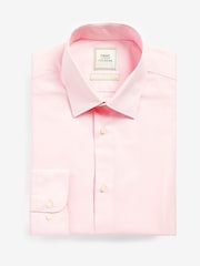 White/Light Blue/Light Pink Slim Fit Easy Care Single Cuff Oxford Smart Shirts 3 Pack - Image 18 of 20