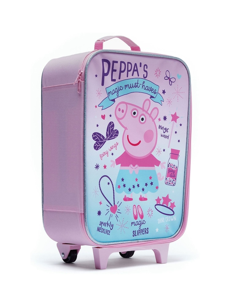 Character Pink Peppa Pig Trolley Bag - Image 2 of 5