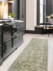 kukoon Green Washable Soft Pippa Motif Runner - Image 1 of 6