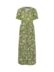 M&Co Green Notch Neck Dress - Image 5 of 5