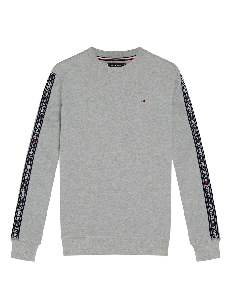 Tommy Hilfiger Grey Authentic Crew Neck Sweatshirt - Image 5 of 5