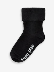 Monochrom - Baby Socken mit Rollsaum im 4er-Pack (0 Monate – 2 Jahre) - Bild 3 von 6