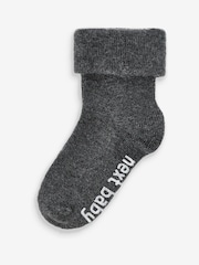 Monochrom - Baby Socken mit Rollsaum im 4er-Pack (0 Monate – 2 Jahre) - Bild 4 von 6