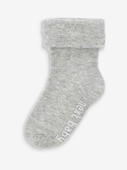 Monochrom - Baby Socken mit Rollsaum im 4er-Pack (0 Monate – 2 Jahre) - Bild 5 von 6