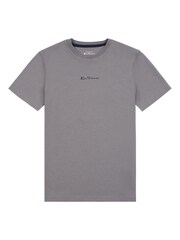 Ben Sherman Grey Boys Centre Script T-Shirt - Image 1 of 3