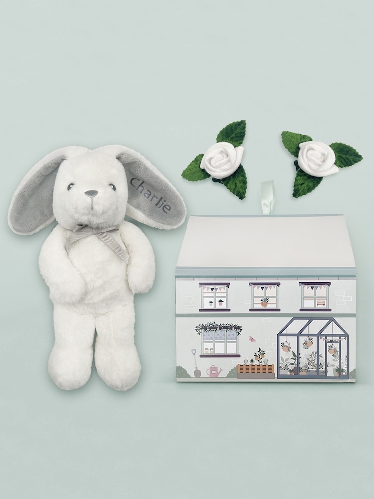 Babyblooms Personalised 100% Cotton Bunny And Buds Gift Set - Image 1 of 8
