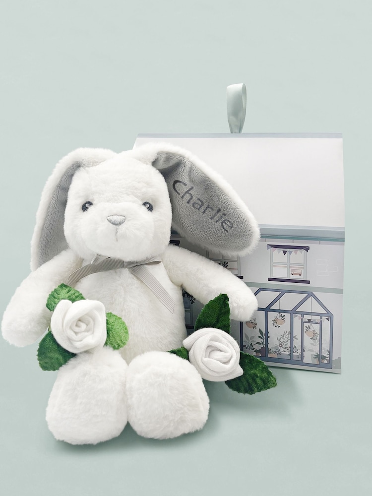 Babyblooms Personalised 100% Cotton Bunny And Buds Gift Set - Image 2 of 8