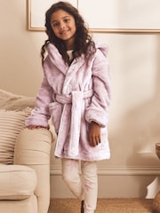 Pink Soft Touch Fleece Dressing Gown (9mths-16yrs) - Image 2 of 6