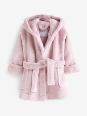 Pink Soft Touch Fleece Dressing Gown (9mths-16yrs) - Image 5 of 6