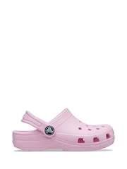 Crocs Light Pink Classic Kids Unisex Clogs - Image 1 of 7