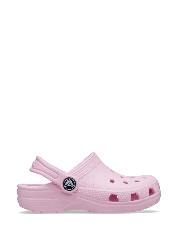 Crocs Light Pink Classic Kids Unisex Clogs - Image 1 of 7