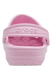 Crocs Light Pink Classic Kids Unisex Clogs - Image 2 of 7