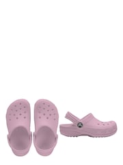 Crocs Light Pink Classic Kids Unisex Clogs - Image 3 of 7