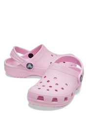 Crocs Light Pink Classic Kids Unisex Clogs - Image 5 of 7