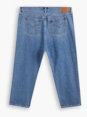 Levi's® Blue Denim Curve 501® Crop Jeans - Image 5 of 6