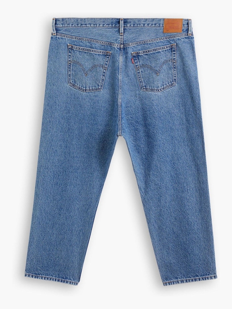 Levi's® Blue Denim Curve 501® Crop Jeans - Image 5 of 6