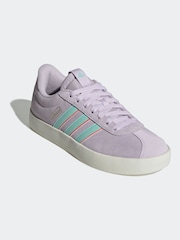 adidas Lilac Purple VL Court 3.0 Shoes - Image 4 of 9
