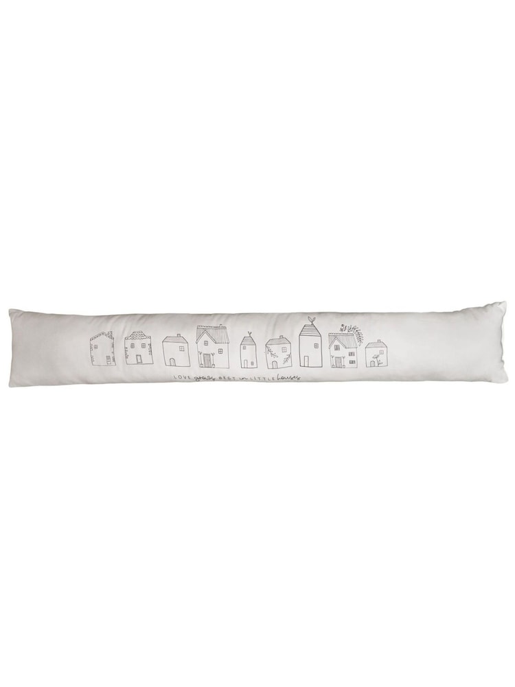 Widdop White Draught Excluder - Image 1 of 2