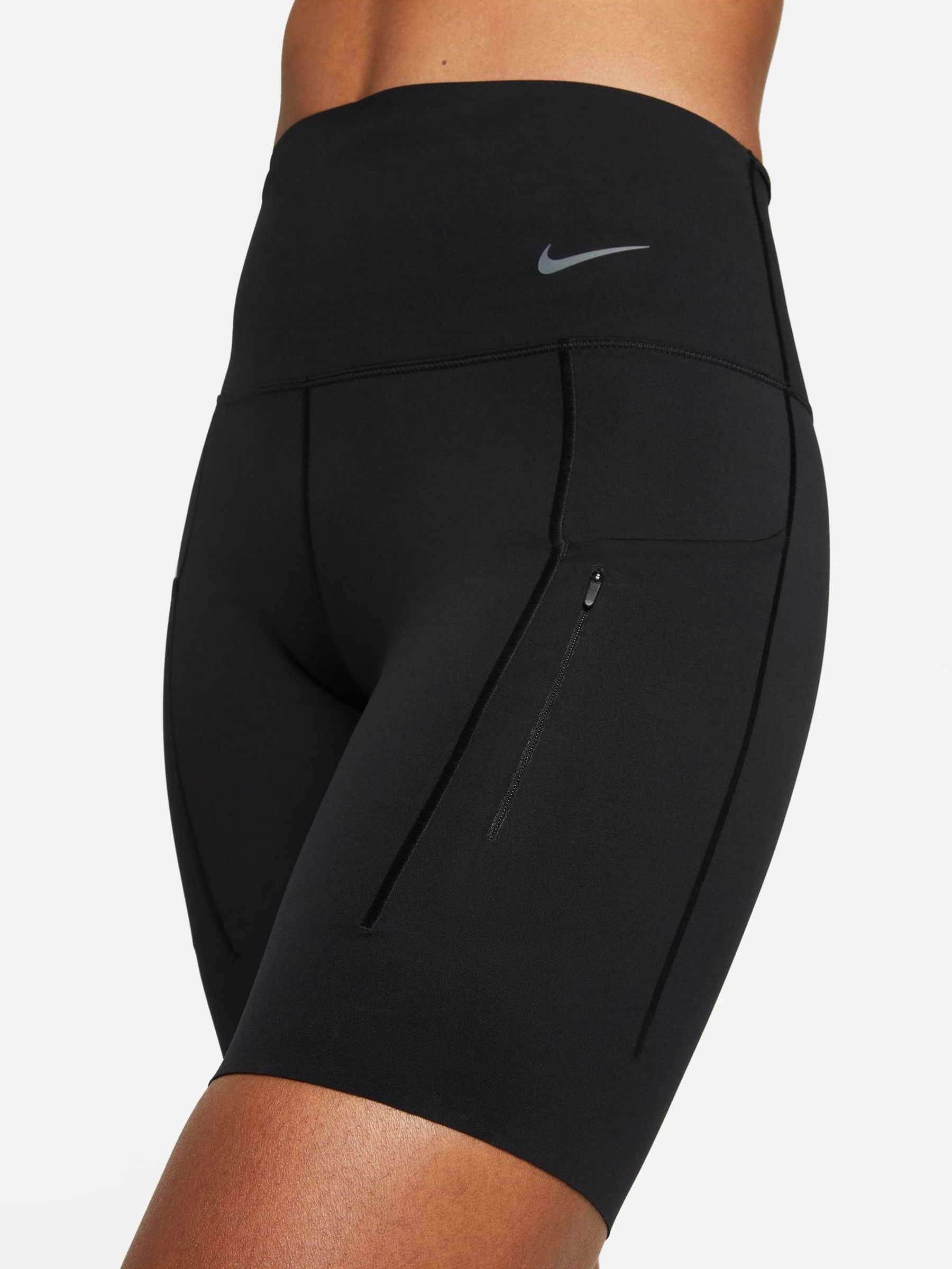 nike black yoga shorts