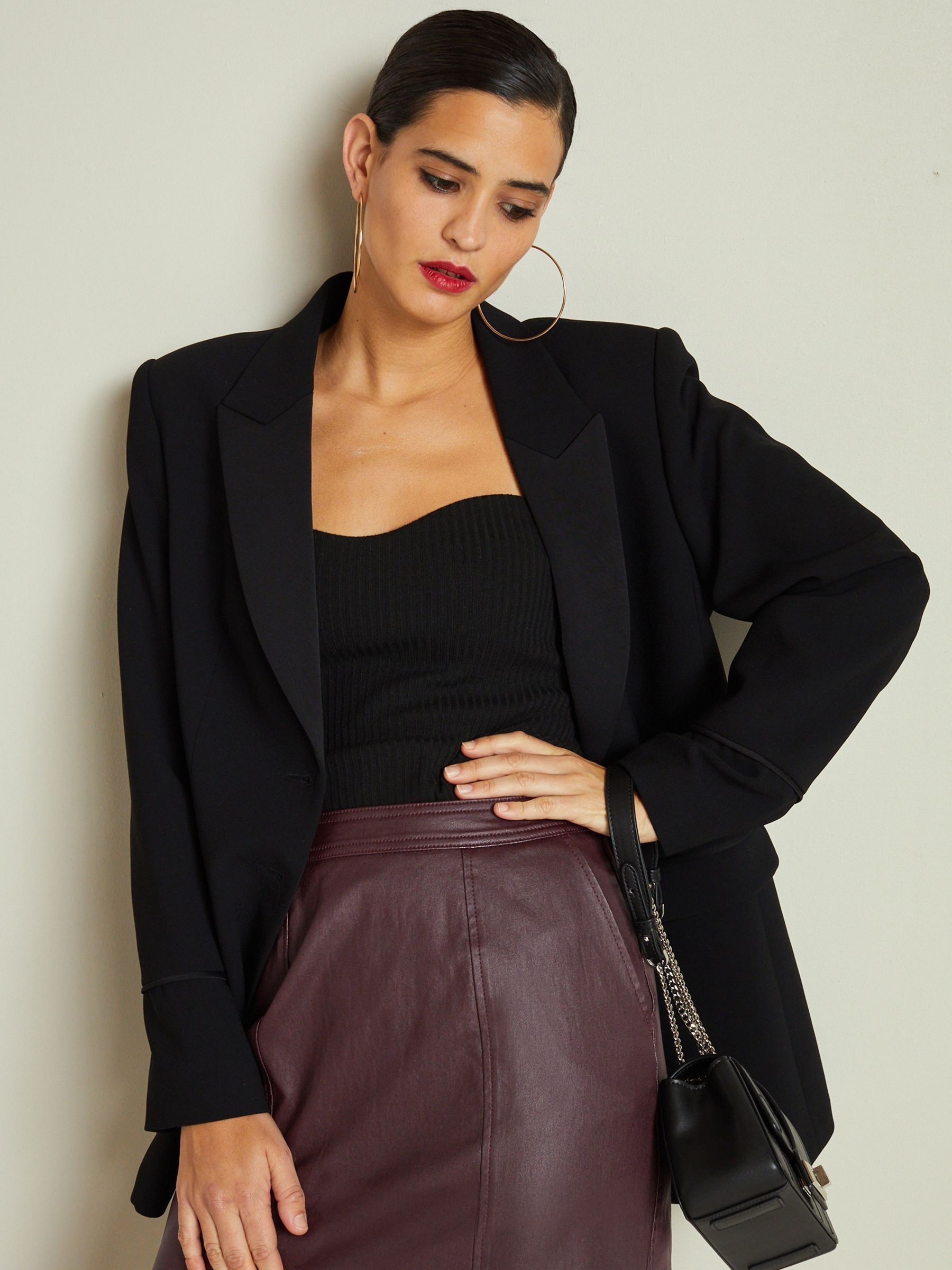 Buy Berry Red Coated Mini Skirt from Next Luxembourg