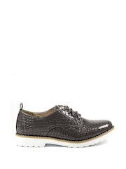 Lunar Croft Croc Lace Up Shoes - Image 1 of 9