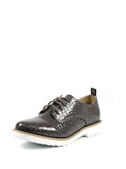 Lunar Croft Croc Lace Up Shoes - Image 3 of 9