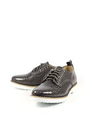 Lunar Croft Croc Lace Up Shoes - Image 4 of 9