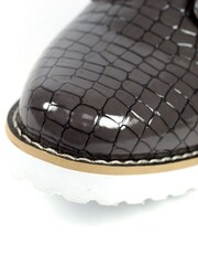 Lunar Croft Croc Lace Up Shoes - Image 9 of 9